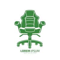 ein Logo von Stuhl, Büro Stuhl Symbol, komfortabel Stuhl Vektor Silhouette isoliert auf Weiß Hintergrund