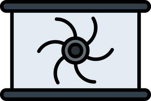 svart hål vektor design element ikon