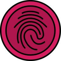 biometrisch Vektor Design Element Symbol