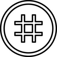 Hashtag Vektor Design Element Symbol