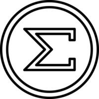 Summe Vektor Design Element Symbol