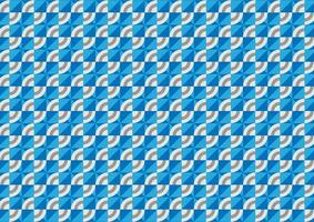 abstrakt geometrisk cirkel mosaik- linje mönster blå dekoration presentation bakgrund vektor