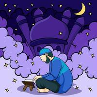 Hand gezeichnet Ramadan Illustration vektor