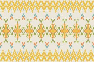 geometrisch ethnisch Muster Vektor Illustration hintergrund.nahtlos Muster traditionell.bunt ethnisch Musterdesign zum Hintergrund, Tapete, Batik, Stoff, Teppich, Kleidung, Verpackung, Textil.