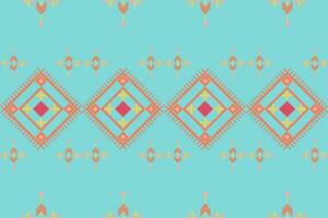 aztec geometrisk konst prydnad design för matta, tapeter, kläder, omslag, textil. orientalisk etnisk sömlös mönster traditionell bakgrund.vektor illustration broderi stil. vektor