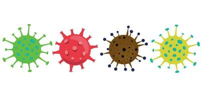 coronavirus. virus. ikoner uppsättning. covid-2019. utbrott coronavirus. pandemisk, medicinsk, sjukvård, sluta coronavirus begrepp. korona virus 2019-nCoV. vektor illustration.