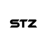 stz Brief Logo Design, Inspiration zum ein einzigartig Identität. modern Eleganz und kreativ Design. Wasserzeichen Ihre Erfolg mit das auffällig diese Logo. vektor