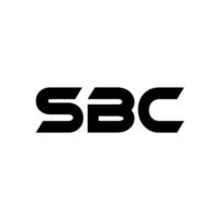 sbc Logo Design, Inspiration zum ein einzigartig Identität. modern Eleganz und kreativ Design. Wasserzeichen Ihre Erfolg mit das auffällig diese Logo. vektor