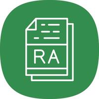 ra Datei Format Vektor Symbol Design