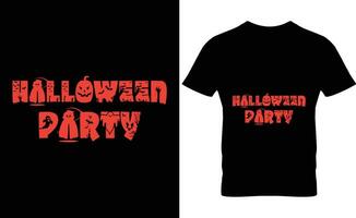 Halloween Tag Besondere T-Shirt Design vektor