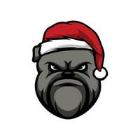 Bulldogge Weihnachten Design Vektor