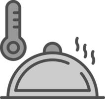 Thermometer-Vektor-Icon-Design vektor