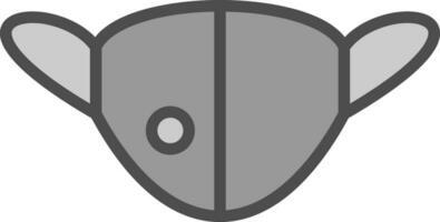 Maskenvektor-Icon-Design vektor