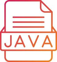 java fil formatera ikon vektor