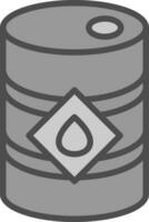 Barrel-Vektor-Icon-Design vektor