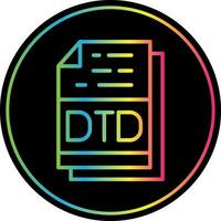 dtd Datei Format Vektor Symbol Design