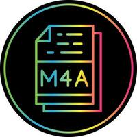 m4a Datei Vektor Symbol Design