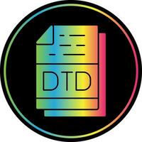 dtd Datei Format Vektor Symbol Design