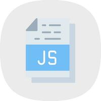 js Datei Format Vektor Symbol Design