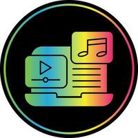 Musik- Video Vektor Symbol Design