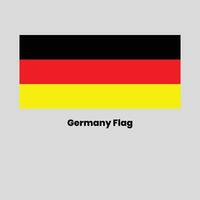 das Deutschland Flagge vektor