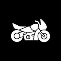 Motorrad-Vektor-Icon-Design vektor