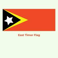 de öst timor flagga vektor