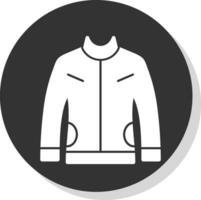 Leder Jacke Vektor Symbol Design