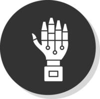 robot hand vektor ikon design