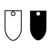 Preis Vektor Symbol Satz. Etikett Illustration Zeichen Sammlung. Der Umsatz Symbol oder Logo.