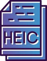 heic vektor ikon design