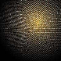 goldenes Glitzer-Halbton gepunktetes Hintergrundgold-Retro-Muster vektor