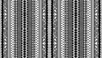 svart och vit tyg mönster, olika stilar vektor