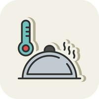 Thermometer-Vektor-Icon-Design vektor