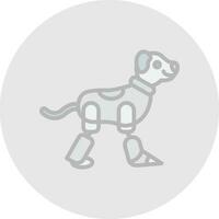 Roboter Hund Vektor Symbol Design