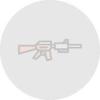 Gewehr-Vektor-Icon-Design vektor