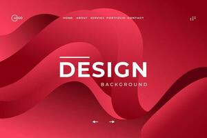 röd lutning abstrakt bakgrund färgrik vågor. perfekt för tillsats livskraft och energi till webb design, presentationer, och digital projekt vektor