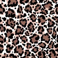 Leopard Haut nahtlos Muster vektor