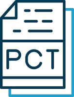 pct Datei Format Vektor Symbol Design