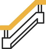 Rolltreppen-Vektor-Icon-Design vektor