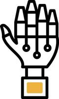 Roboter Hand Vektor Symbol Design