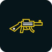 Gewehr-Vektor-Icon-Design vektor