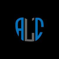 alc Brief Logo kreativ Design. alc einzigartig Design. vektor