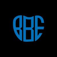 bbe Brief Logo kreativ Design. bbe einzigartig Design. vektor