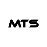 mts Brief Logo Design, Inspiration zum ein einzigartig Identität. modern Eleganz und kreativ Design. Wasserzeichen Ihre Erfolg mit das auffällig diese Logo. vektor