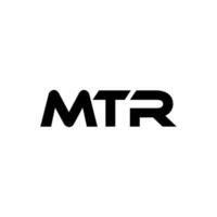 mtr brev logotyp design, inspiration för en unik identitet. modern elegans och kreativ design. vattenmärke din Framgång med de slående detta logotyp. vektor