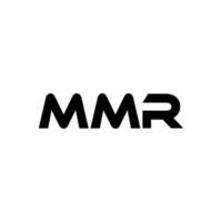 mmr brev logotyp design, inspiration för en unik identitet. modern elegans och kreativ design. vattenmärke din Framgång med de slående detta logotyp. vektor