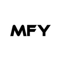 mfy Brief Logo Design, Inspiration zum ein einzigartig Identität. modern Eleganz und kreativ Design. Wasserzeichen Ihre Erfolg mit das auffällig diese Logo. vektor