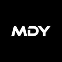 mdy Brief Logo Design, Inspiration zum ein einzigartig Identität. modern Eleganz und kreativ Design. Wasserzeichen Ihre Erfolg mit das auffällig diese Logo. vektor