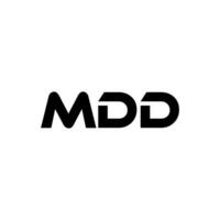 mdd Brief Logo Design, Inspiration zum ein einzigartig Identität. modern Eleganz und kreativ Design. Wasserzeichen Ihre Erfolg mit das auffällig diese Logo. vektor